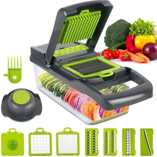 14 in 1 Multifunctional Food Chopper, Vegetable Chopper, Pro Onion Chopper, Kitchen Vegetable Slicer Dicer Cutter,